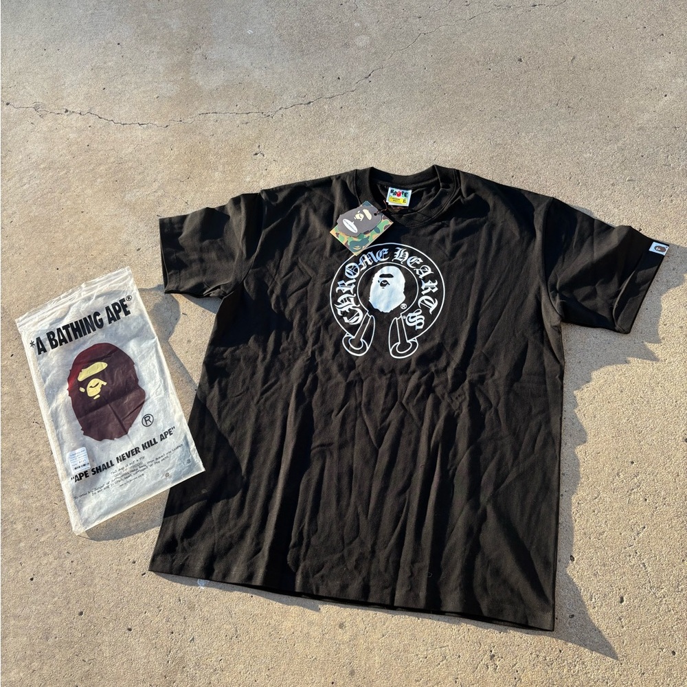 Chrome Hearts Black x Bape Tee